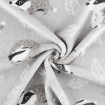 Minky Hérisson Gris - Ribes y Casals