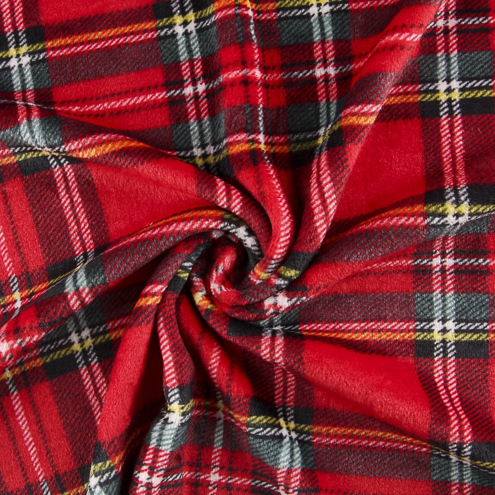 Minky Écossais Rouge - Ribes y Casals