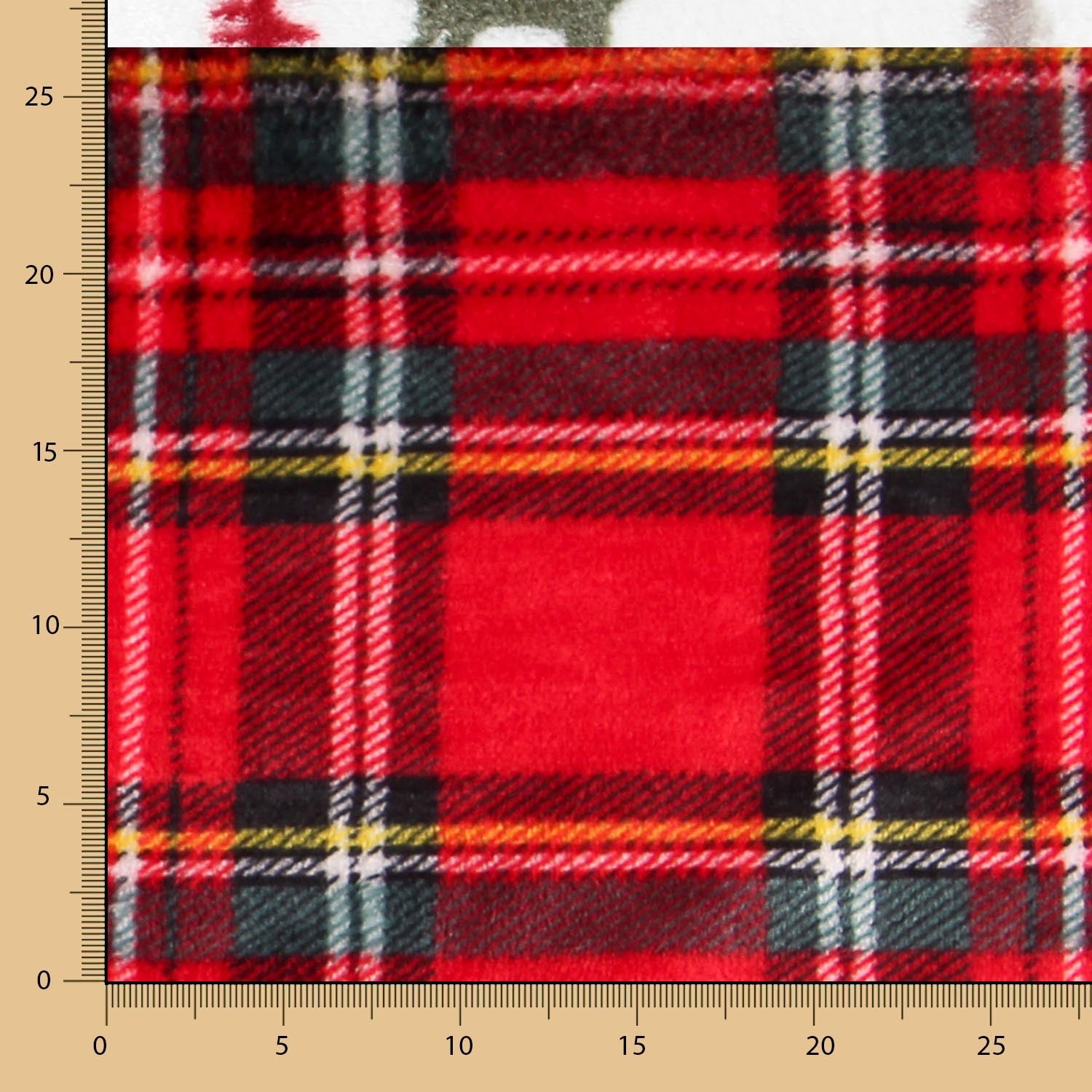 Minky Écossais Rouge - Ribes y Casals