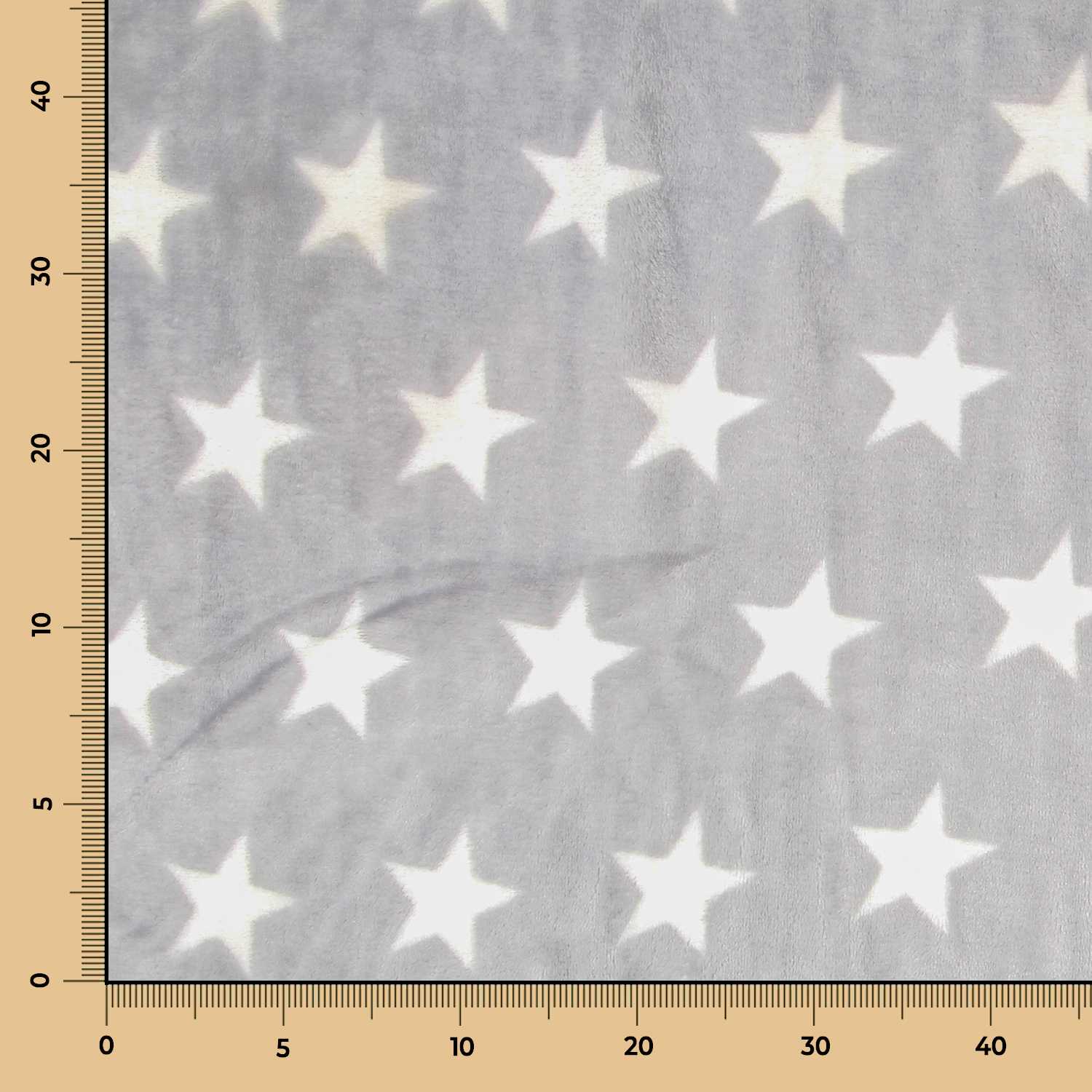 Minky Etoiles Gris - Ribes y Casals