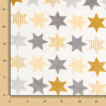 Minky Étoiles Marron - Ribes y Casals