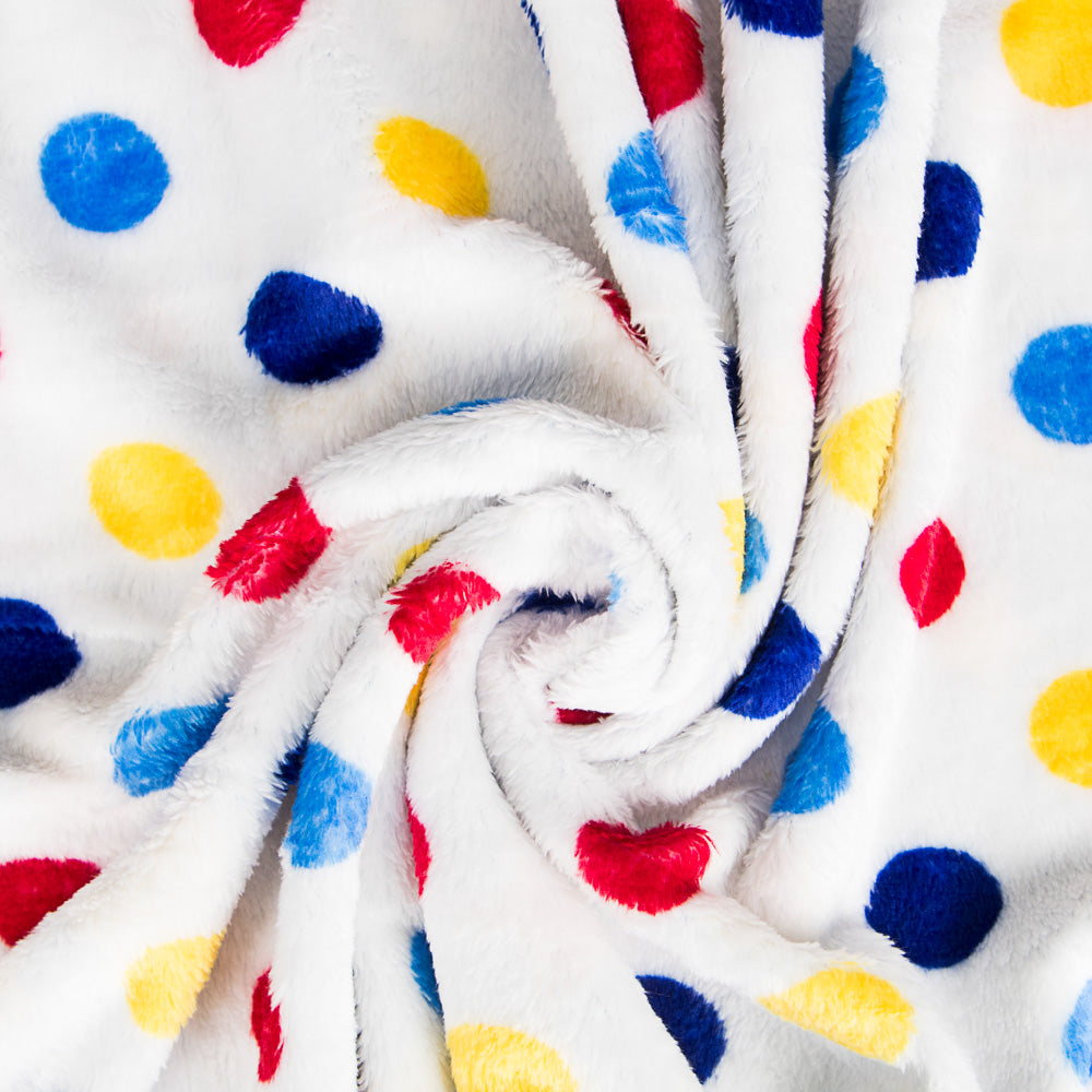 Coralina Reversible Aviones Azul y lunares colores - Ribes y Casals