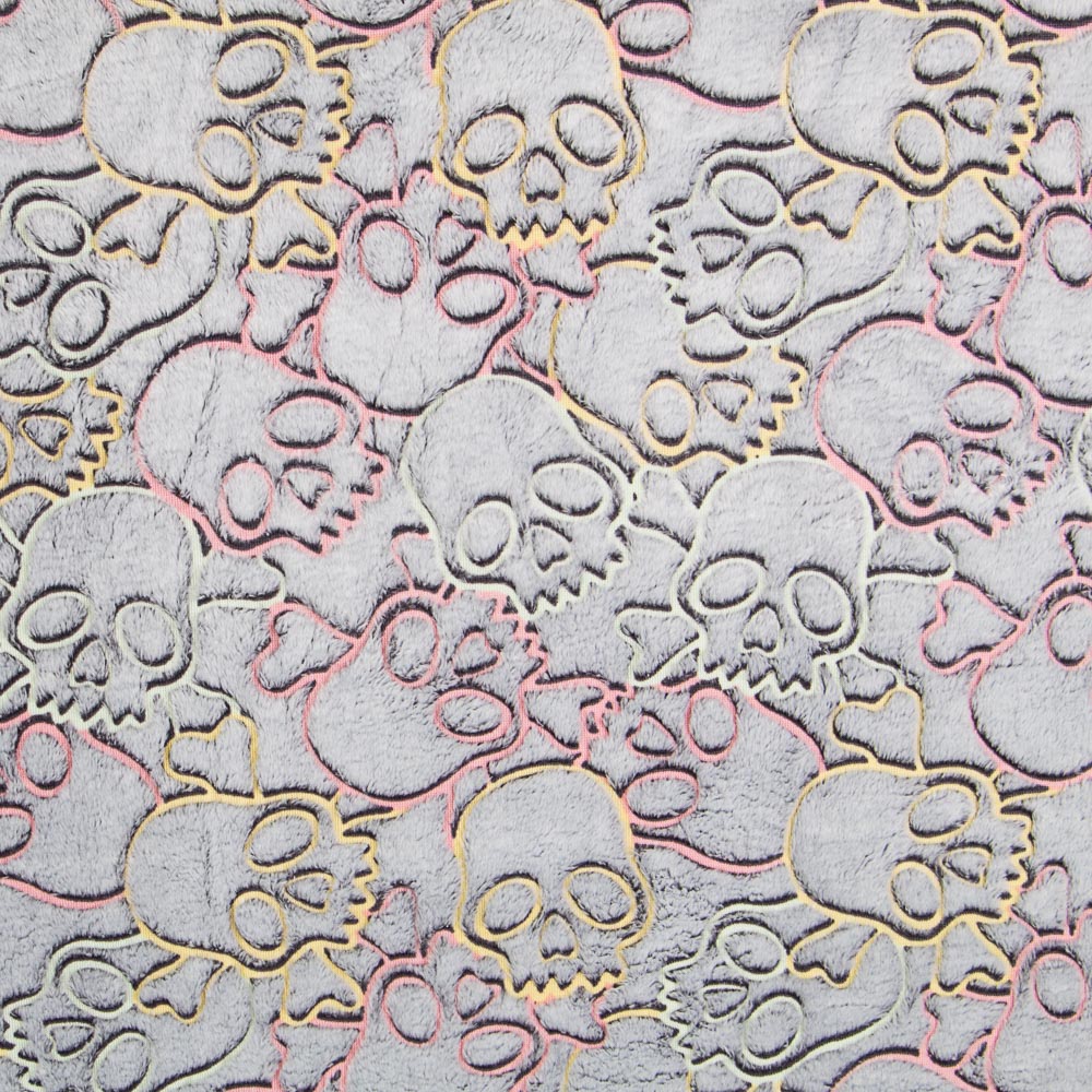 Minky Tête de Mort Fluorescent - Ribes y Casals