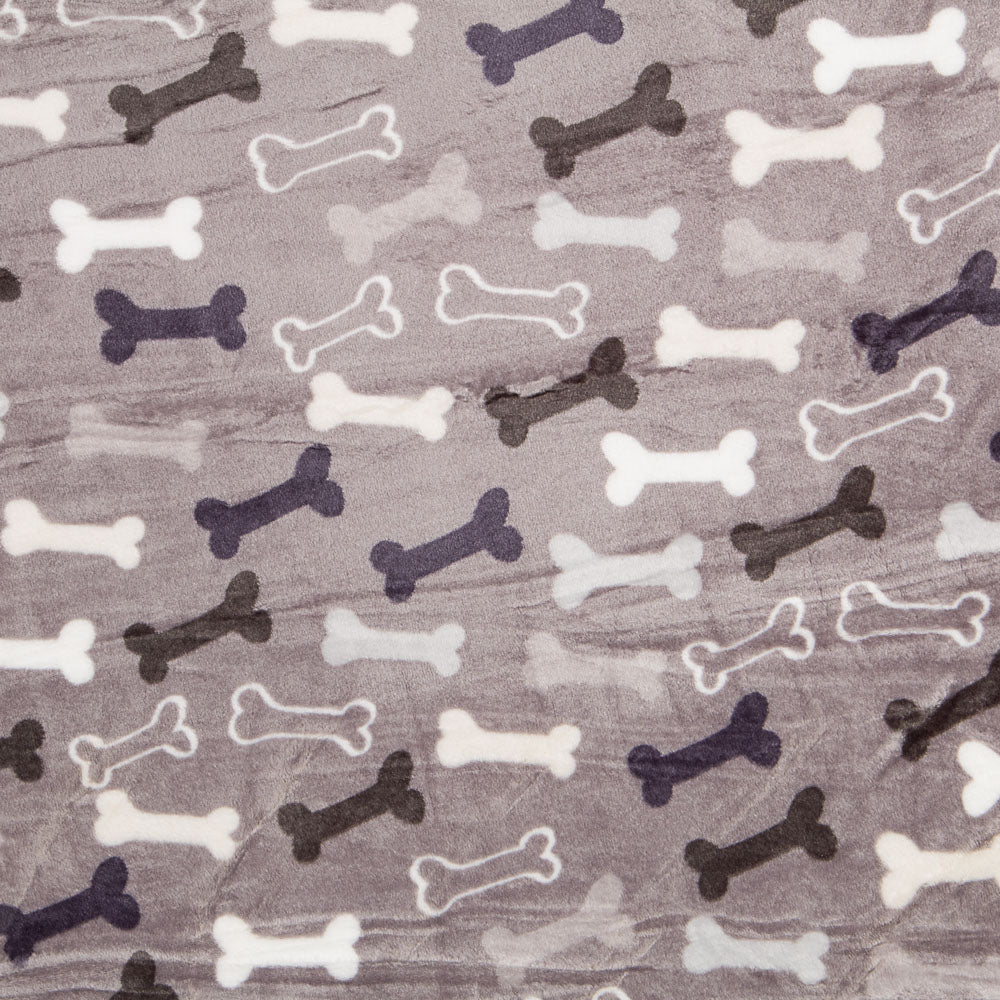 Minky Bones Gris - Ribes y Casals