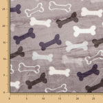 Minky Bones Gris - Ribes y Casals