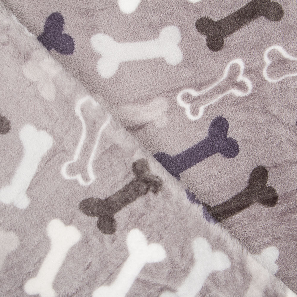 Minky Bones Gris - Ribes y Casals