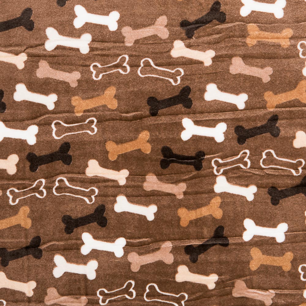 Minky Bones Marron - Ribes y Casals