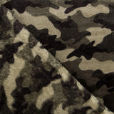 Minky Camouflage Vert Foncé - Ribes y Casals