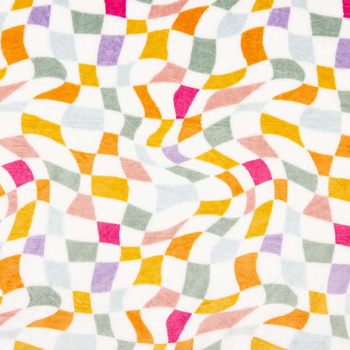 Polaire corail Plaid coloré - Ribes y Casals