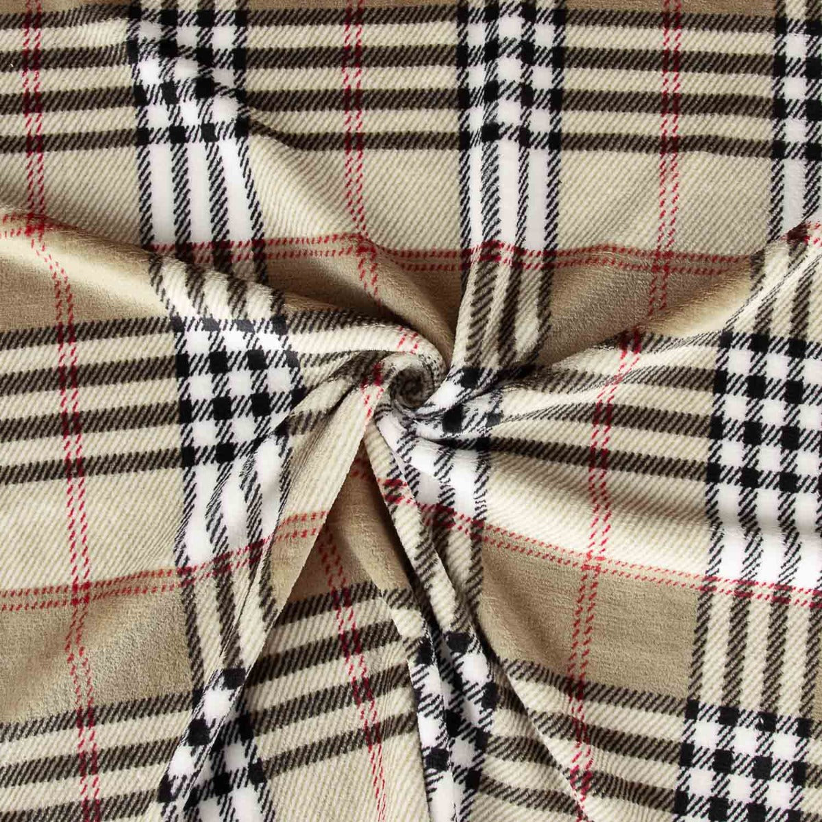 Minky Écossais Marron - Ribes y Casals