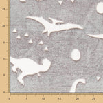 Minky Dino Gris - Ribes y Casals