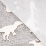 Minky Dino Gris - Ribes y Casals