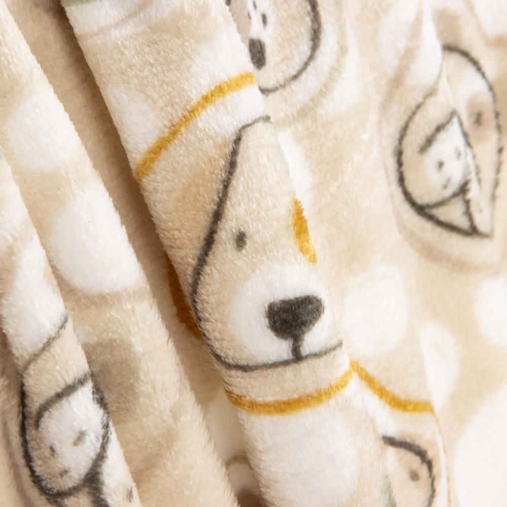 Minky Chiens Beige - Ribes y Casals