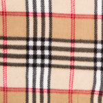 Minky Imprimé Carrés Marron - Ribes y Casals