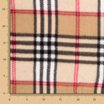 Minky Imprimé Carrés Marron - Ribes y Casals