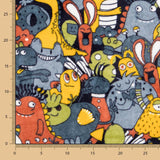 Tissu Peluche Monstres - Ribes y Casals