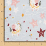 Tissu Peluche Poney Bleu - Ribes y Casals