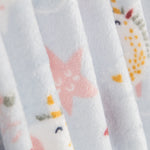 Tissu Peluche Poney Bleu - Ribes y Casals