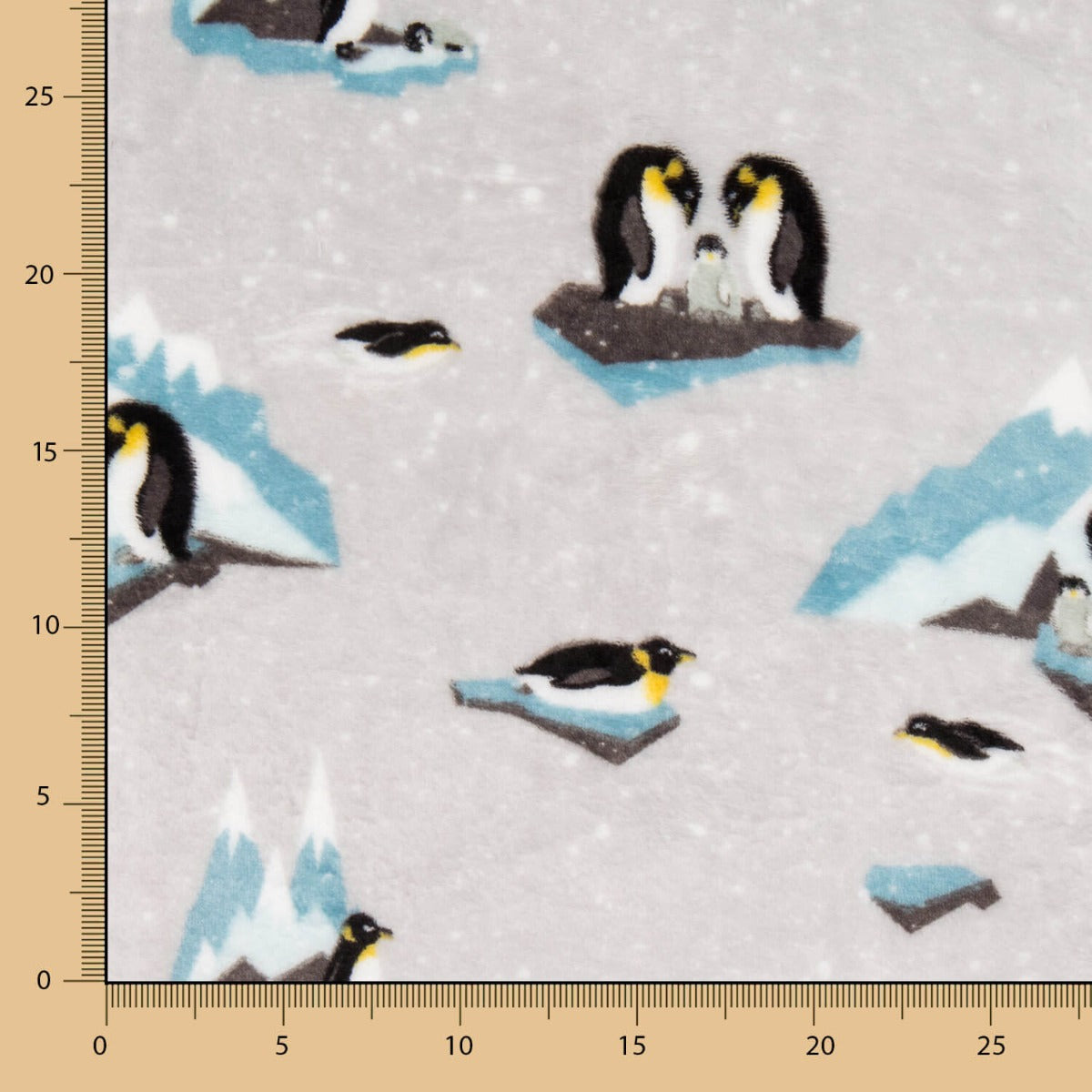 Minky Famille Pingouins - Ribes y Casals