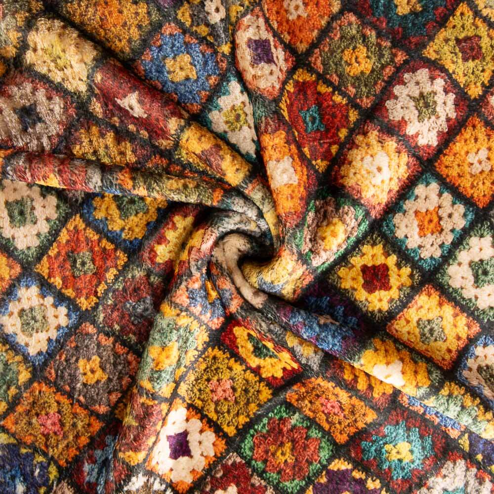 Crochet Crochet Losange Imprimé Coraline - Ribes y Casals