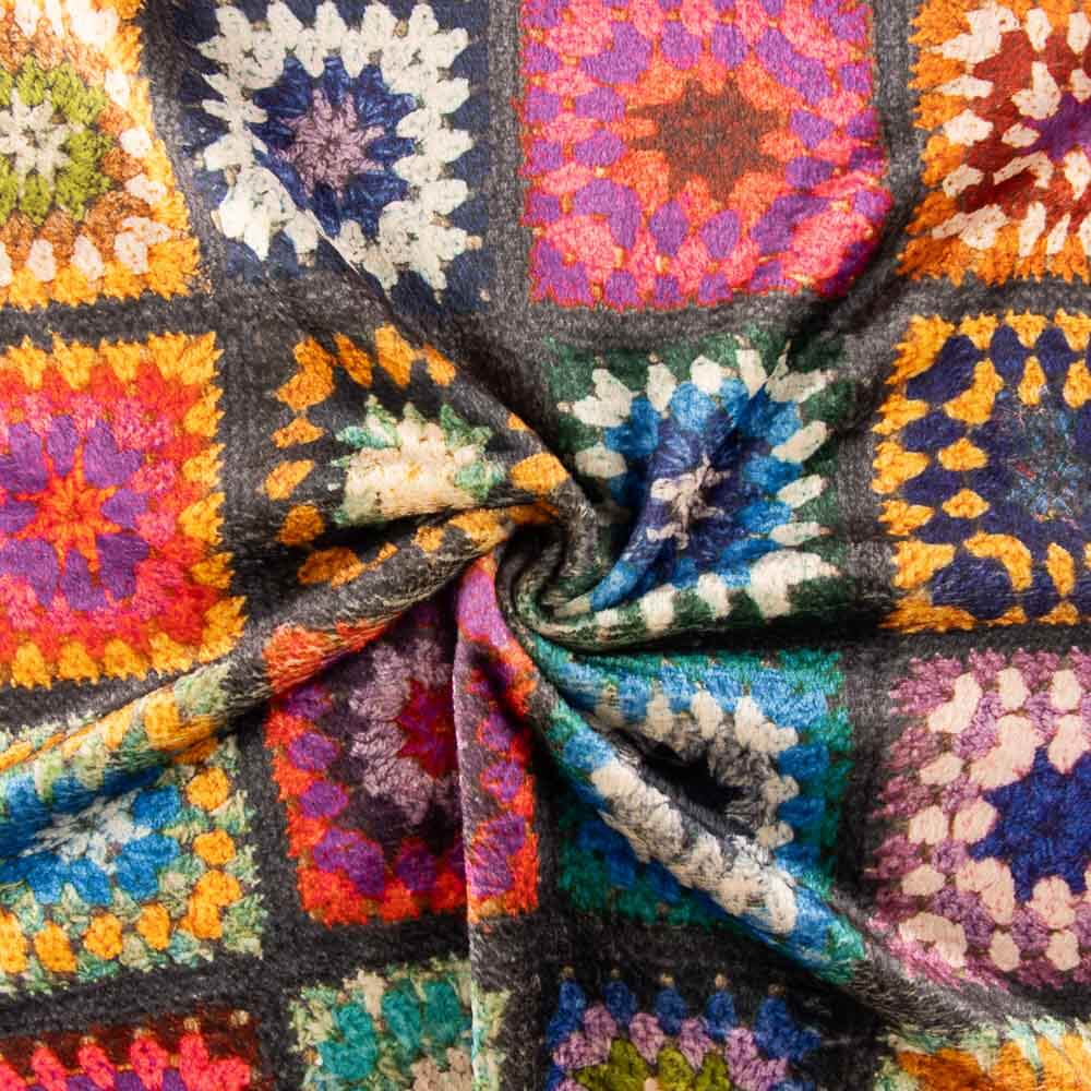 Mosaïque Crochet Imprimé Coraline - Ribes y Casals