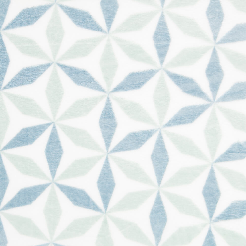 Minky Géométrique Turquoise - Ribes y Casals