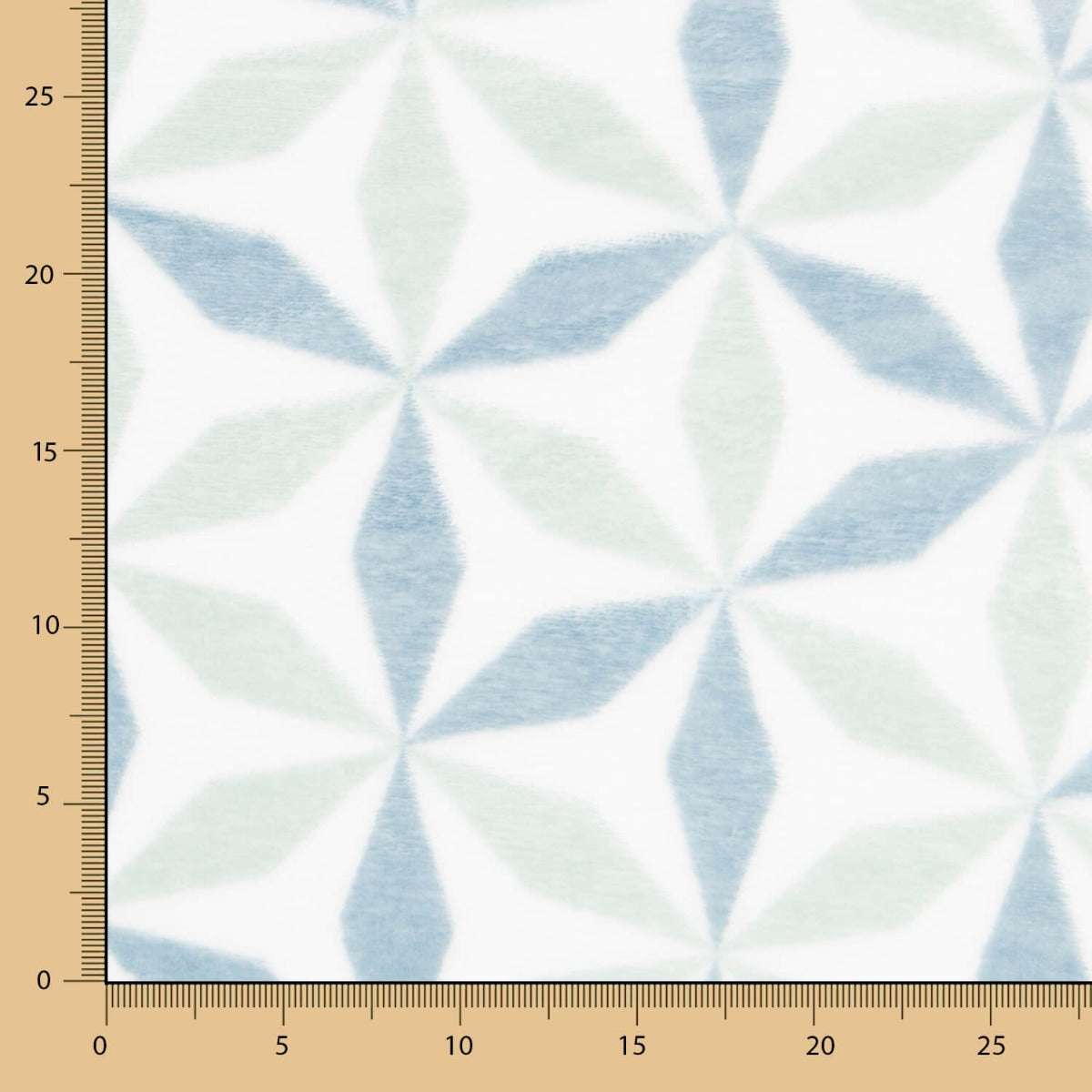 Minky Géométrique Turquoise - Ribes y Casals