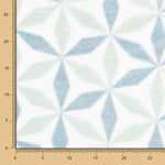 Minky Géométrique Turquoise - Ribes y Casals