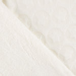 Tissu Peluche Jacquard Étoile Écru - Ribes y Casals
