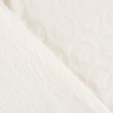 Coupon Minky Jacquard Écru Star 160x140 Cm - Ribes y Casals