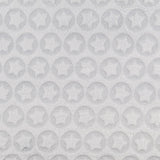 Tissu Peluche jacquard Étoile Gris Clair - Ribes y Casals