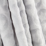 Tissu Peluche jacquard Étoile Gris Clair - Ribes y Casals