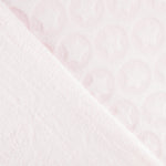 Tissu Peluche Jacquard Étoile Rose - Ribes y Casals