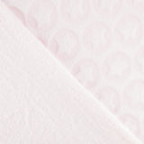 Tissu Peluche Jacquard Étoile Rose - Ribes y Casals