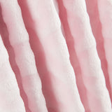 Tissu Peluche Jacquard Étoile Rose - Ribes y Casals