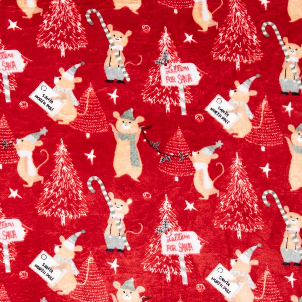 Minky Lettres Grenat - Ribes y Casals