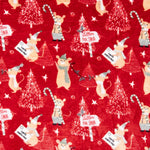 Minky Lettres Grenat - Ribes y Casals