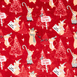 Minky Lettres Grenat - Ribes y Casals