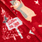 Minky Lettres Grenat - Ribes y Casals