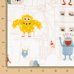 Minky Monstres Blanc - Ribes y Casals