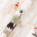 Minky Monstres Blanc - Ribes y Casals