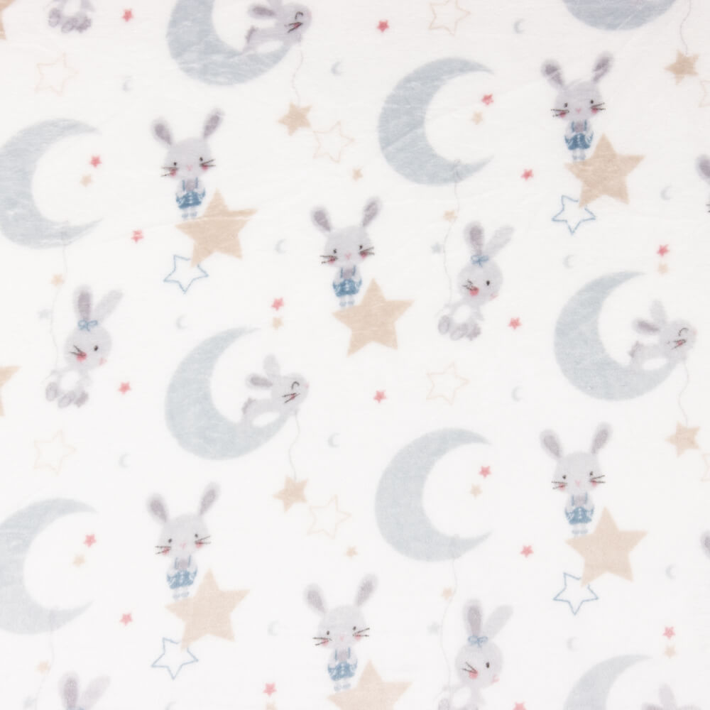 Minky Lune Blanc - Ribes y Casals