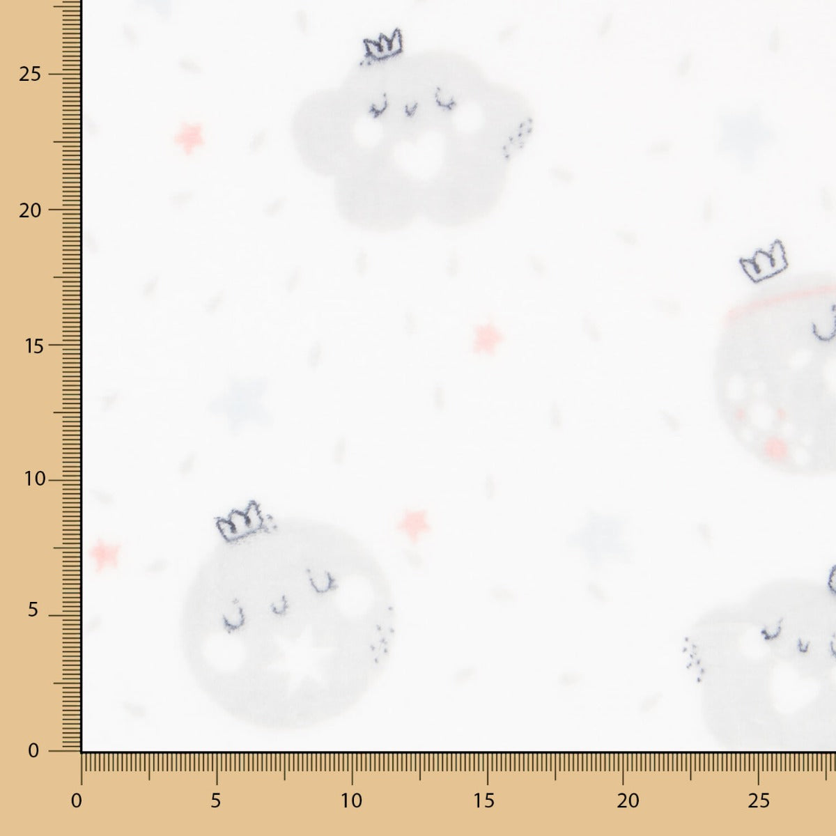 Minky Happy Moon Blanc - Ribes y Casals