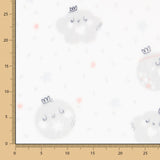 Minky Happy Moon Blanc - Ribes y Casals