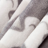 Retal Coralina Pingüinos Gris 200x155 cm - Ribes y Casals