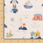 Minky Sea Town Beige - Ribes y Casals