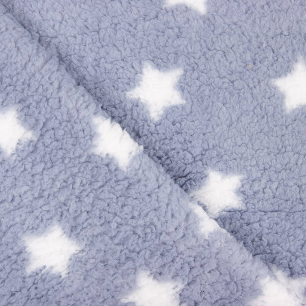Minky Etoiles Bleu - Ribes y Casals