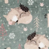 Minky Renards Vert - Ribes y Casals