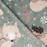 Minky Renards Vert - Ribes y Casals