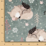 Minky Renards Vert - Ribes y Casals